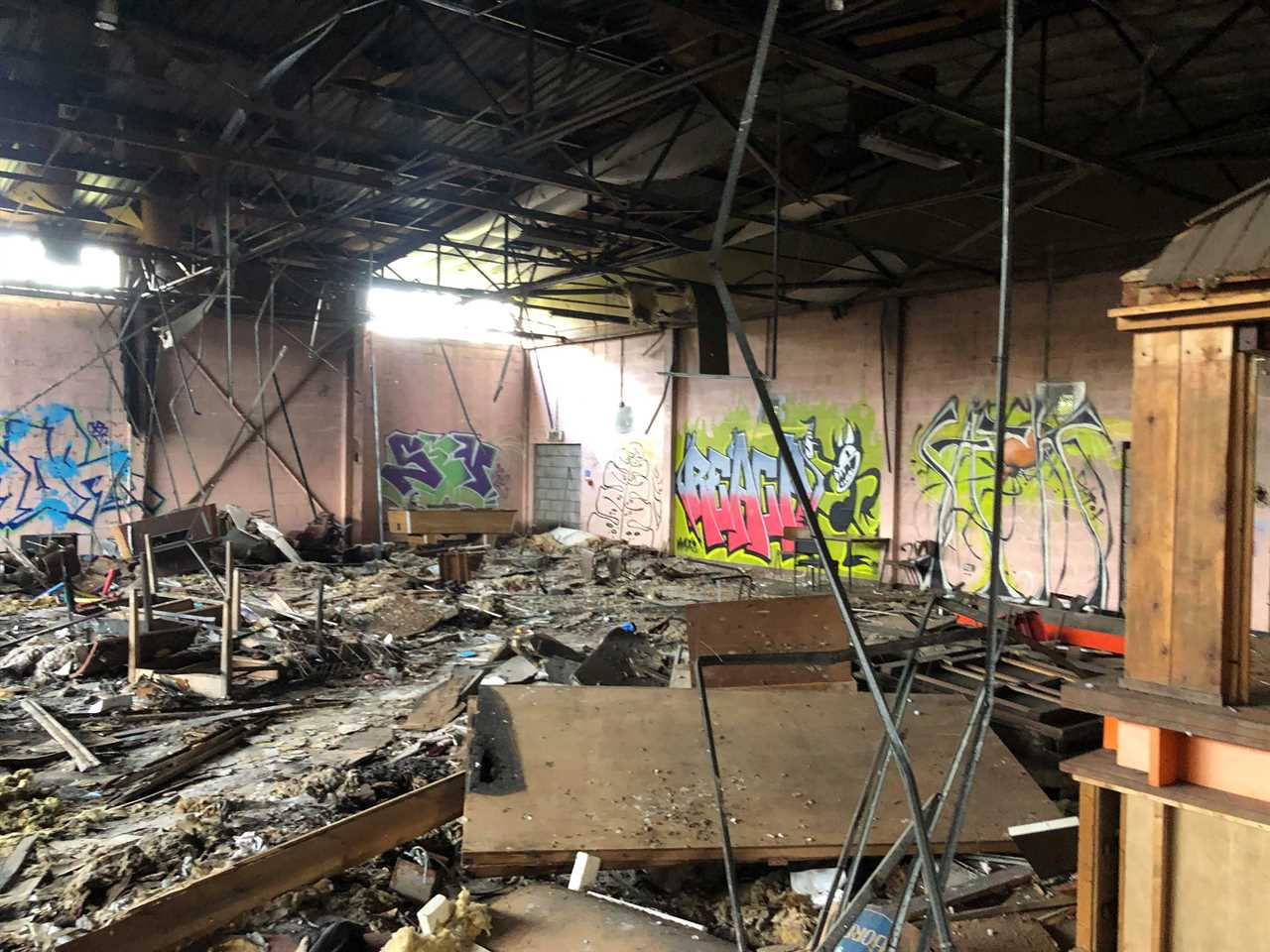 Sad tale of Muhammad Ali Centre, left abandoned and covered in bird poo with smashed bars and pool tables in Birmingham