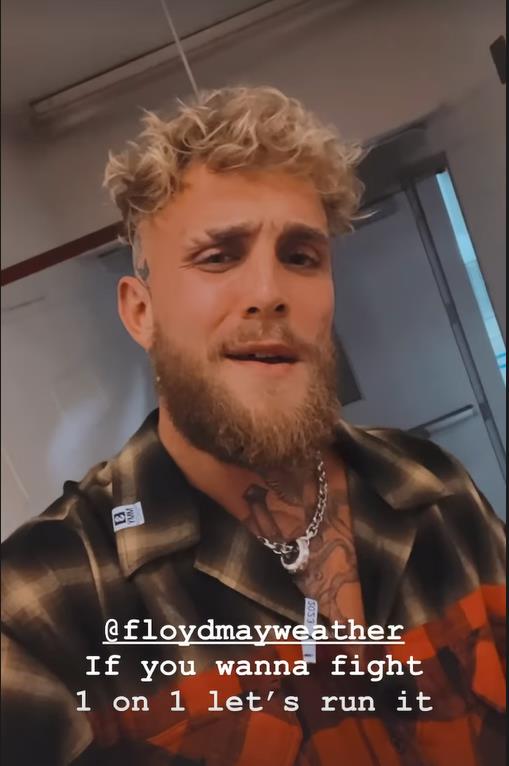 After Floyd Mayweather's entourage attempted to jump Jake Paul at the Miami Heat game, Jake Paul runs from Floyd Mayweather.