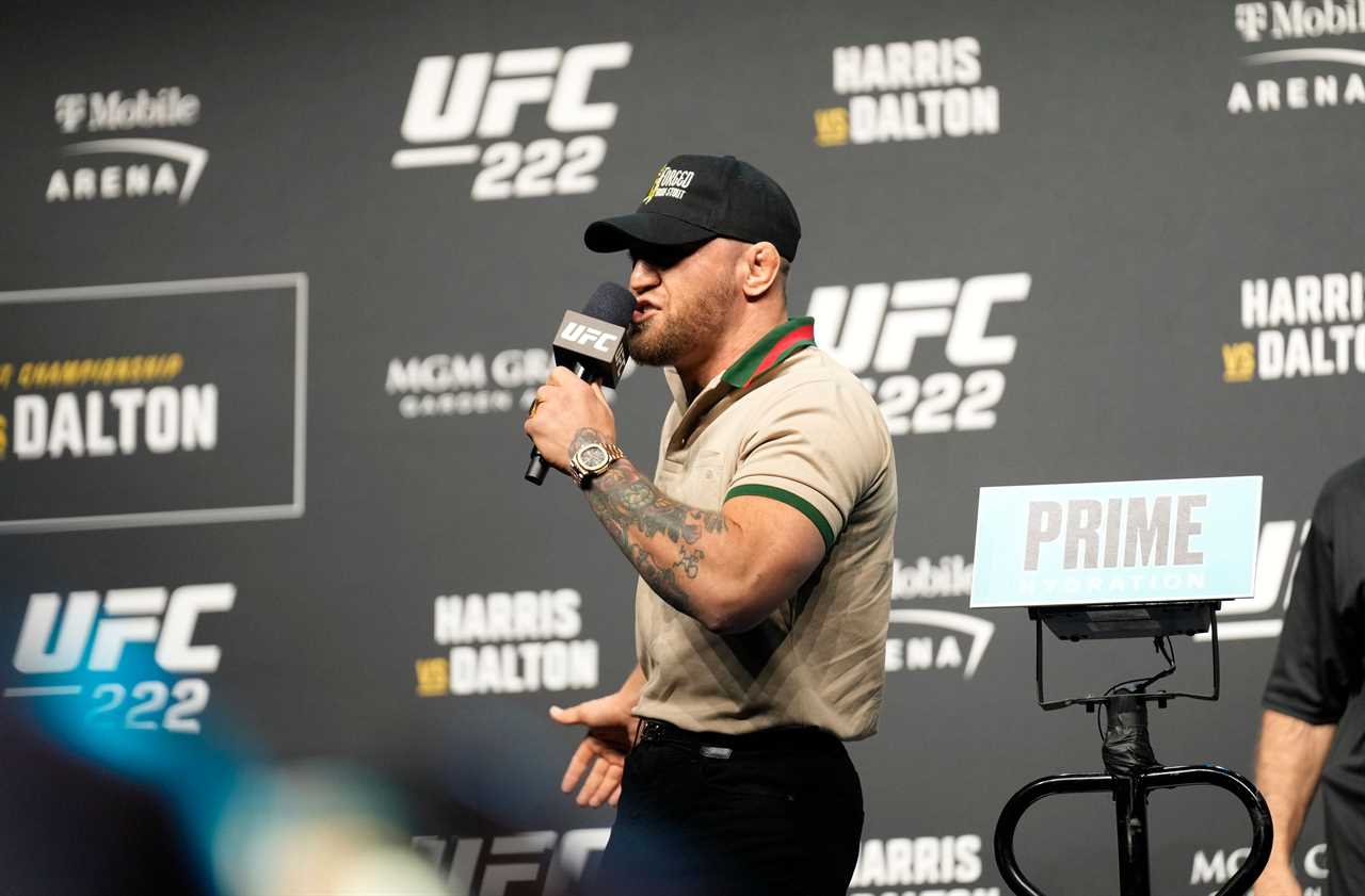 Amazing exchange between Conor McGregor & Chandler, with Mac being accused of'shoving’ a rival and team member.