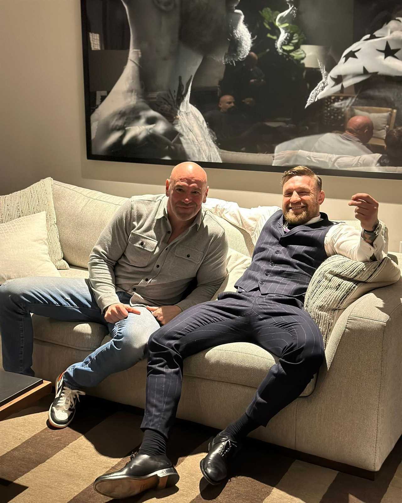 Amazing exchange between Conor McGregor & Chandler, with Mac being accused of'shoving’ a rival and team member.