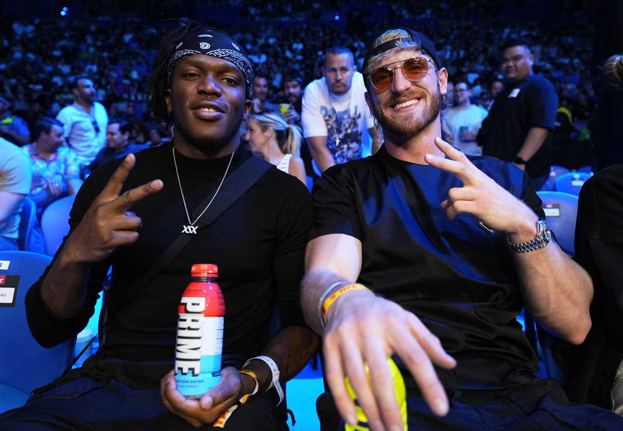 KSI mocks Jake Paul after a street fight with Floyd Mayweather.