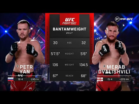 Merab Dvalishvili's Domination! Petr Yan vs Merab Valishvili Official UFC Fight Highlights
