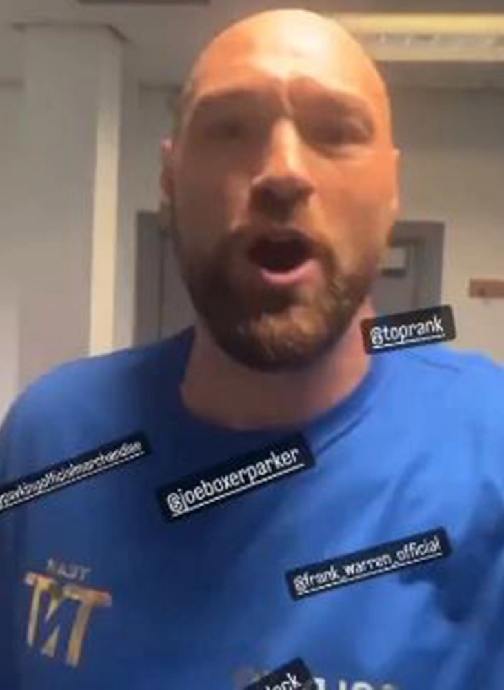 You're a little b***h! Tyson Fury gets into a FURIOUS spat over Oleksandr Usyk negotiations with Simon Jordan