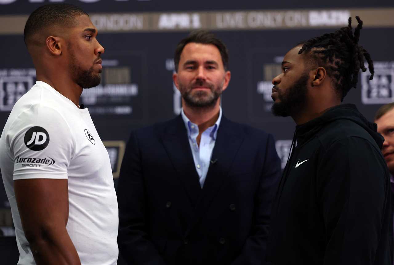Anthony Joshua says, I've never felt anything similar before. - Anthony Joshua is subject to a bizarre and brutal treatment in advance of Franklin fight