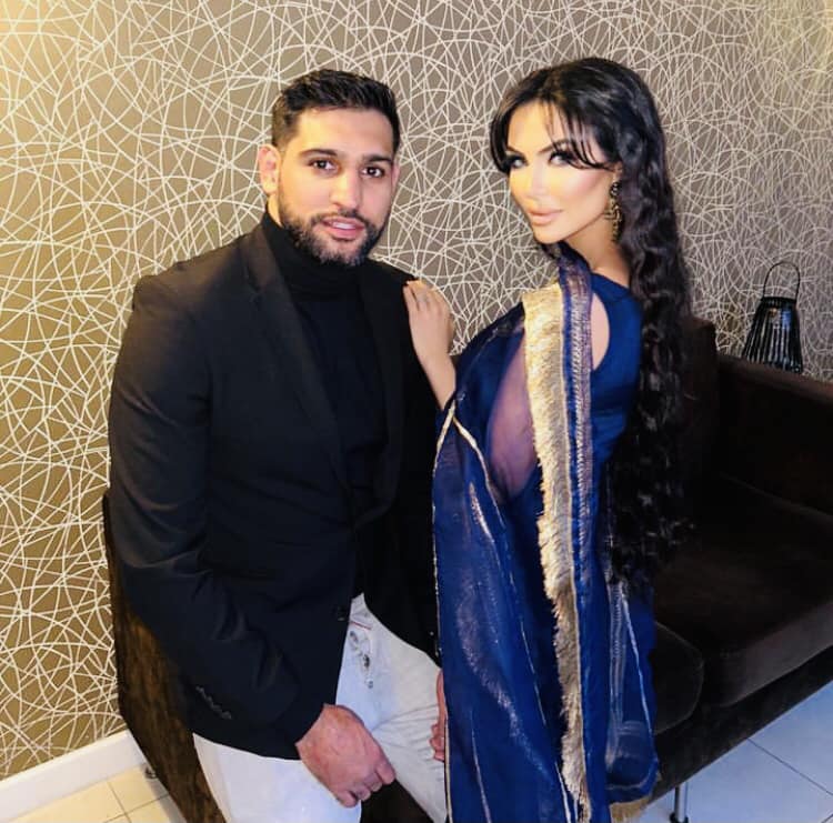Dramatic moment: Amir Khan,'really scared', robs Faryal of her PS72k diamond-encrusted watch. Faryal cries