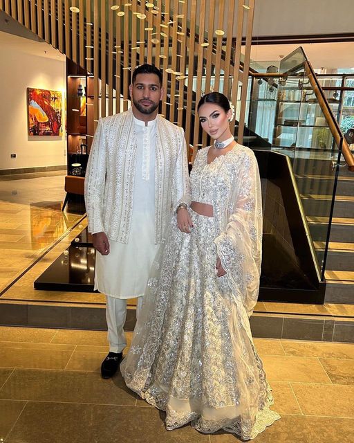 Dramatic moment: Amir Khan,'really scared', robs Faryal of her PS72k diamond-encrusted watch. Faryal cries