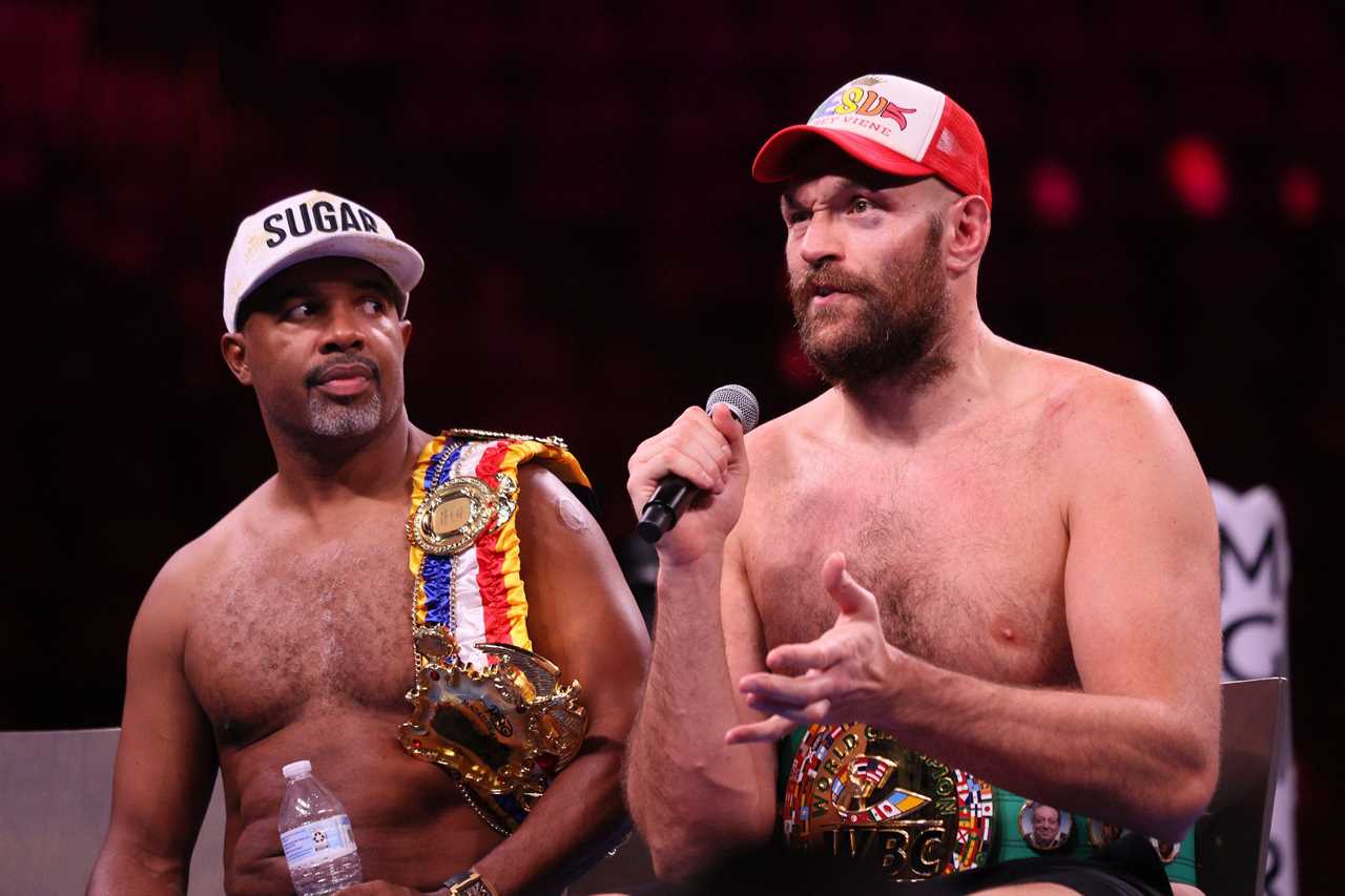 SugarHill Steward, Tyson Fury's trainer, flies to UK with Gypsy King and joins Oleksandr Usyk training camp.