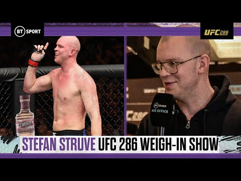 Stefan Struve, UFC legend, joins the gang! Weigh-in: Leon Edwards vs Kamaru Usman #UFC286
