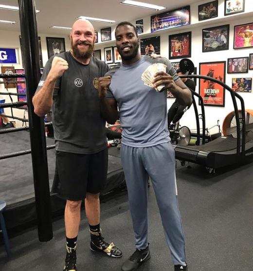 Tyson Fury is urged to fight Oleksandr Uzyk in a nice little ring as Lawrence Okolie, his training partner, makes prediction