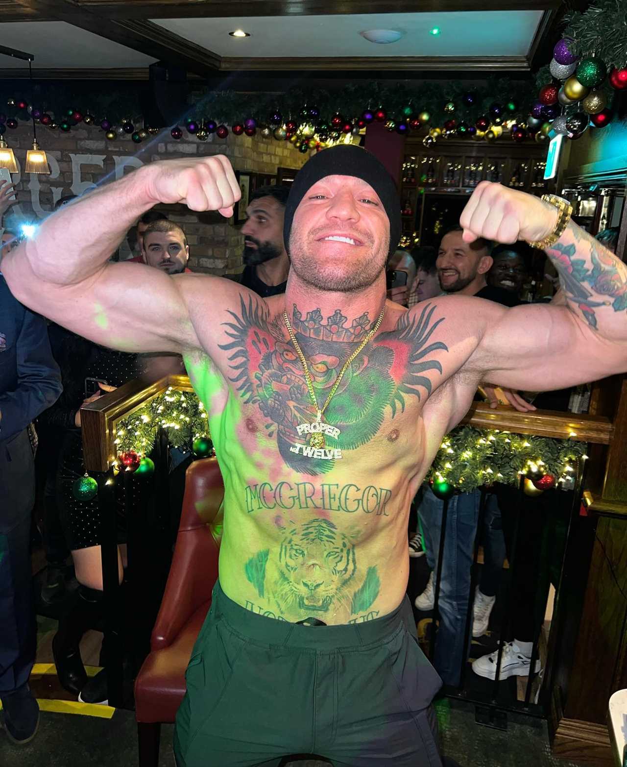 Gotten bigger - Michael Chandler replies to Conor McGregor's claims that he is 'on steroids' during the UFC's showdown hands in balance