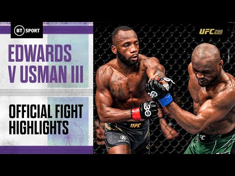 Leon Edwards v Kamaru Uman 3 Official UFC Fight Highlights