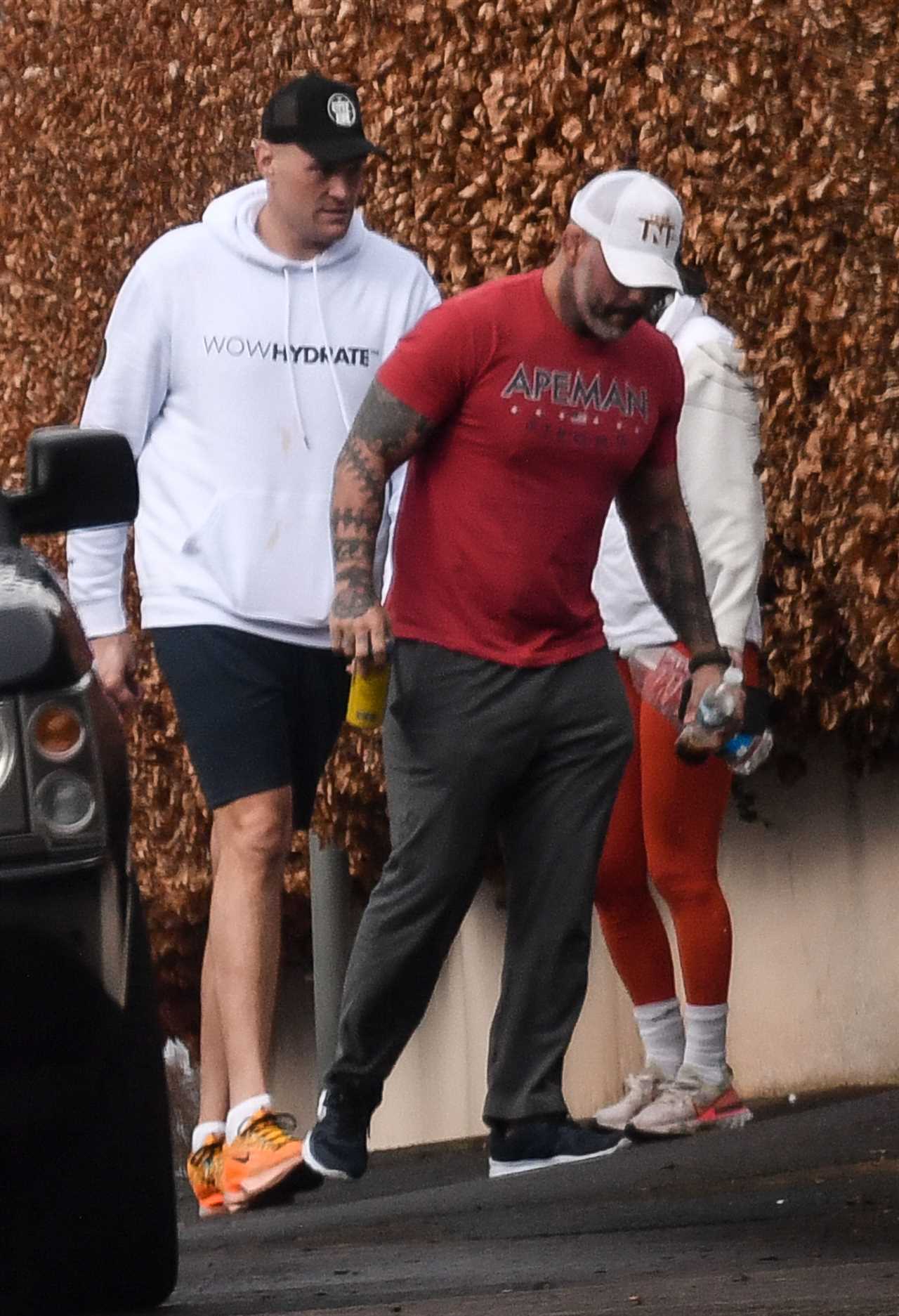 Tyson Fury is seen for the first time since Oleksandr Uzyk's fight collapse. The Brit heavyweight champion continues training camp
