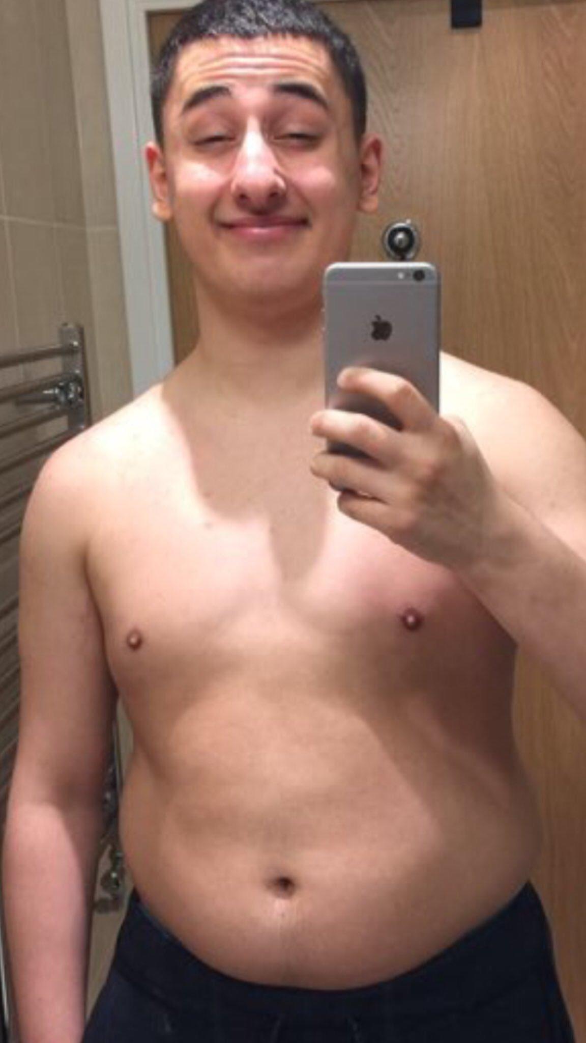 AnEsonGib is showing off a remarkable FOUR-STONE weight reduction and a new toned physique in advance of Austin McBroom's rematch