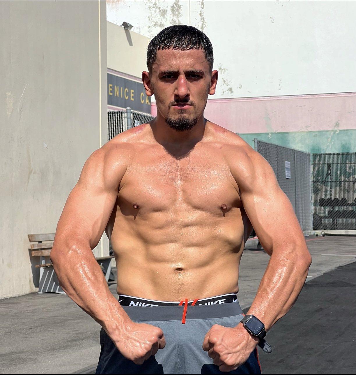 AnEsonGib is showing off a remarkable FOUR-STONE weight reduction and a new toned physique in advance of Austin McBroom's rematch