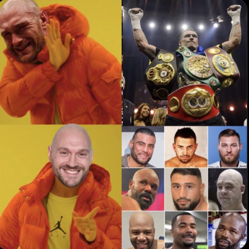 After undisputed fight collapses, Oleksandr Usyk's promoter brutally trolling Tyson Fury meme with Drake