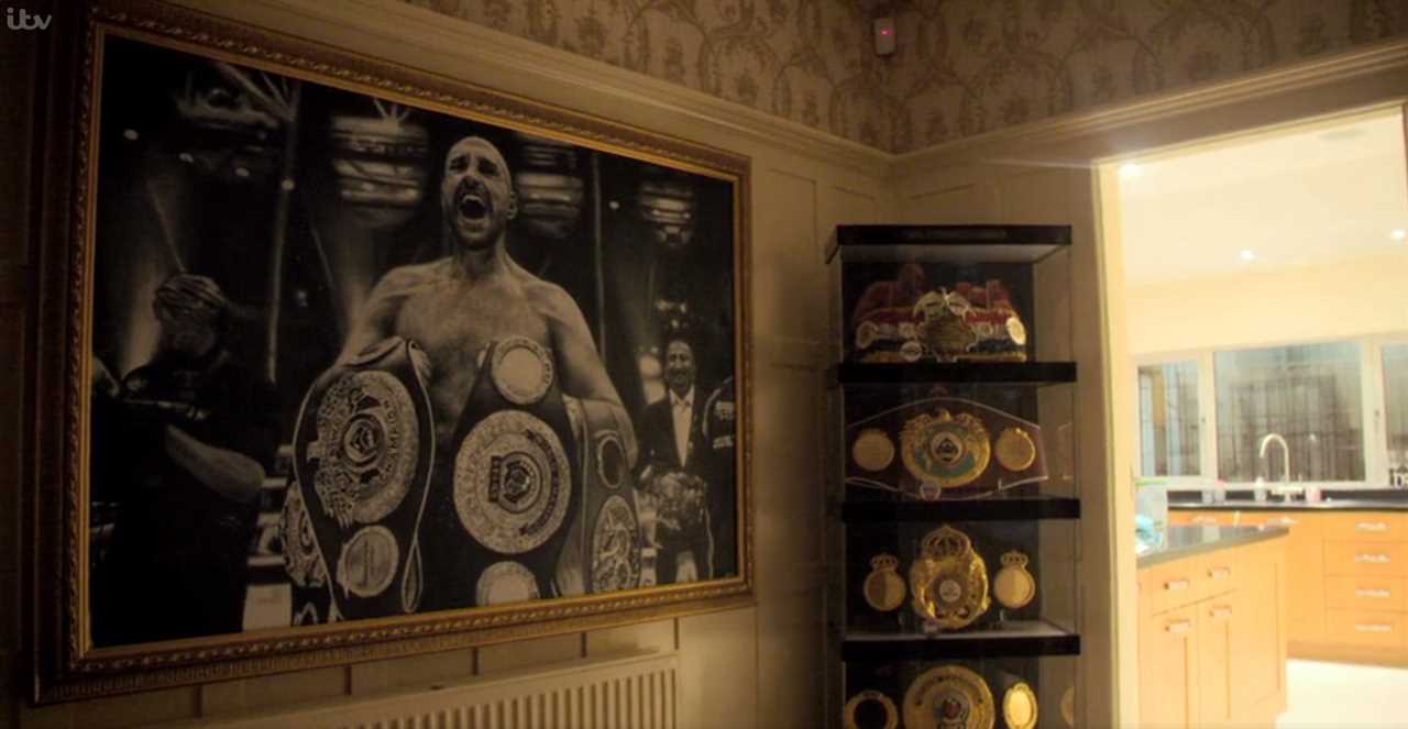 Tyson Fury lives in a modest PS550k Morecambe home with Paris and his growing family.