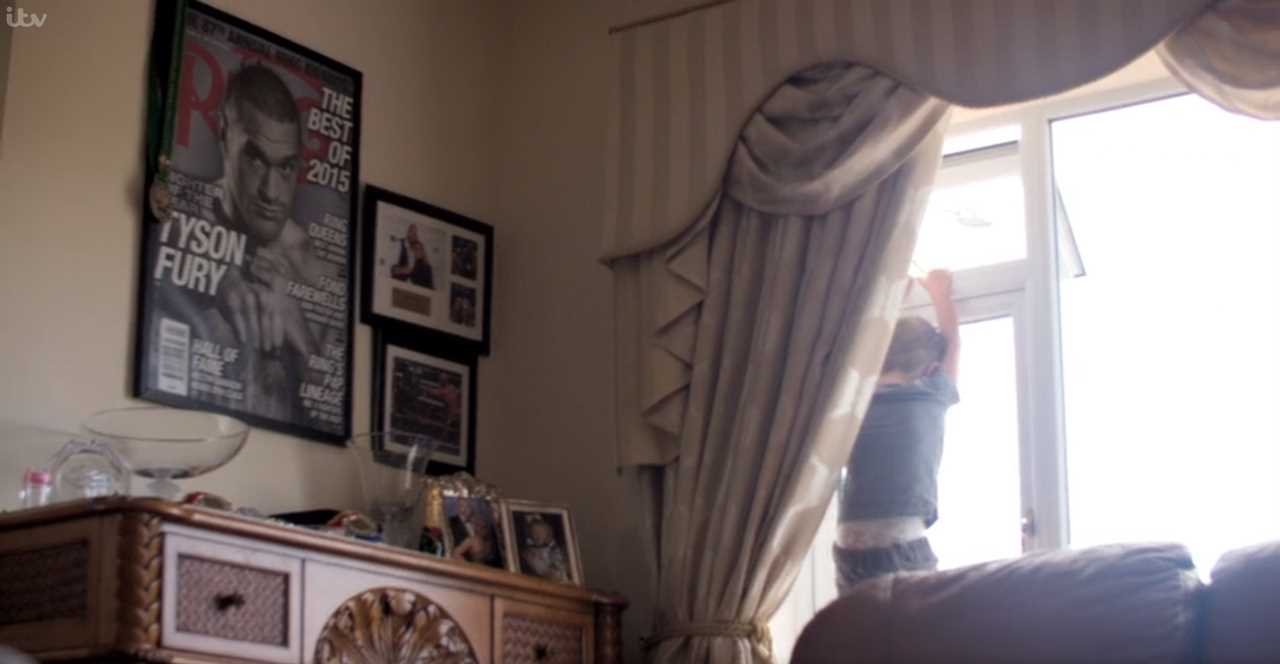 Tyson Fury lives in a modest PS550k Morecambe home with Paris and his growing family.