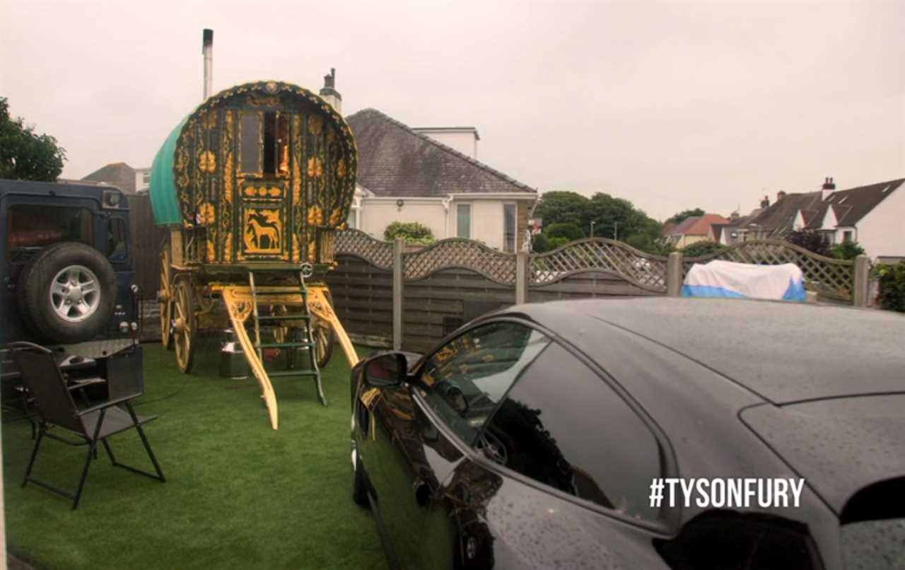 Tyson Fury lives in a modest PS550k Morecambe home with Paris and his growing family.