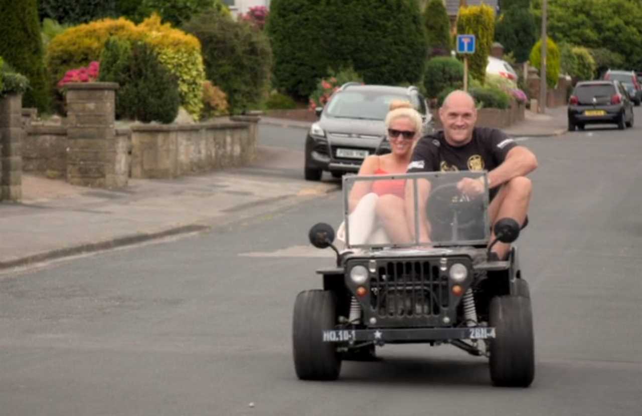 Tyson Fury lives in a modest PS550k Morecambe home with Paris and his growing family.