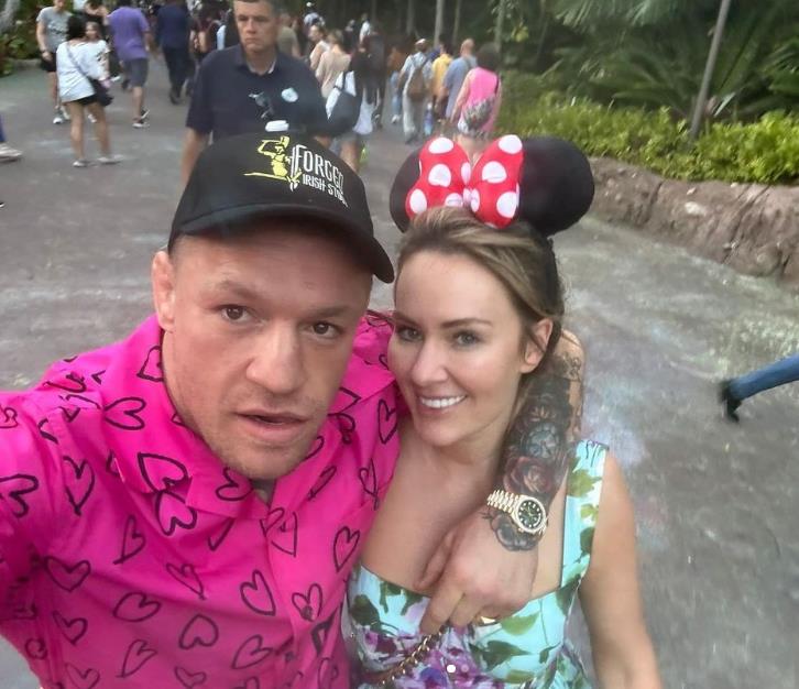 Dee Devlin and Conor McGregor take a few special photos of their Disneyworld trip.