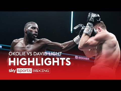 HIGHLIGHTS! Lawrence Okolie vs David Light  World Title Fight