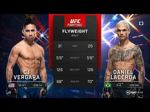 Vergara makes an incredible comeback! J Vergara vs Daniel Lacerda Official UFC Fight Highlights