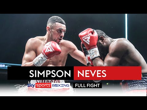 FULL FIGHT Callum Simpson vs Celso Neges SENSATIONAL KO