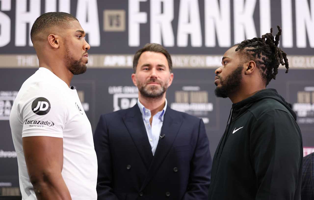 I'm going to trash talk Anthony Joshua and tell his mom that he hits harder... but only until we get in the Ring