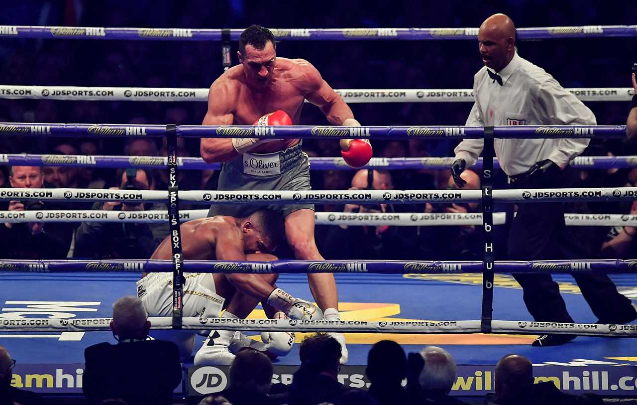 Anthony Joshua says Wladimir Klitschko, despite Ruiz Jr's and Usyk losses, is the hardest puncher he has ever encountered
