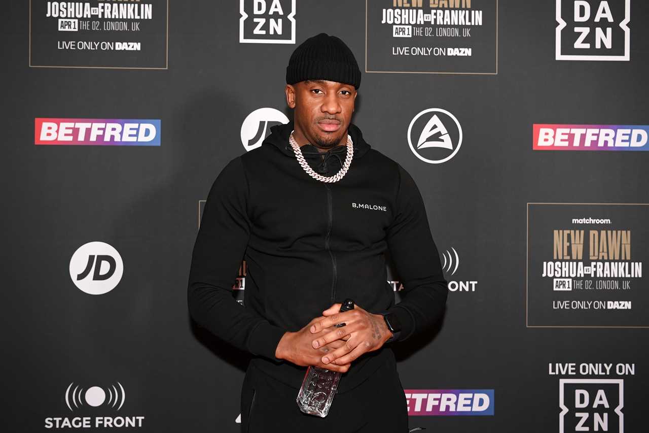 Anthony Joshua, Love Islanders and pop stars pose on the red carpet ahead of Jermaine Franklin's comeback fight.