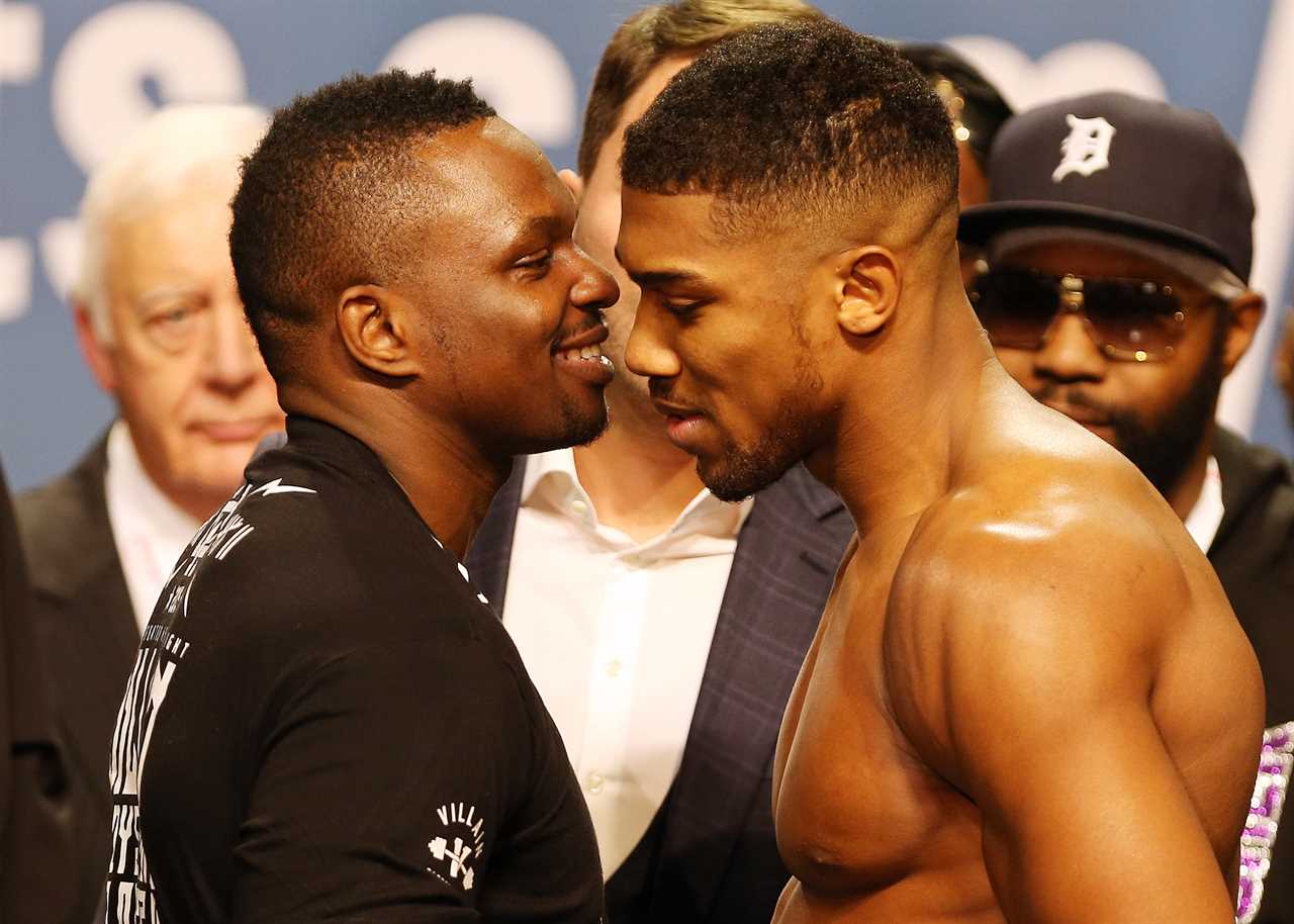 Anthony Joshua was already readying Dillian Whyte for fight, taunting his rival over the 'conclusive kickout' in his first bout