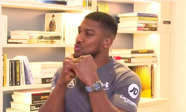 Susanna Reid was speechless at Anthony Joshua's antics in a live interview on GMB
