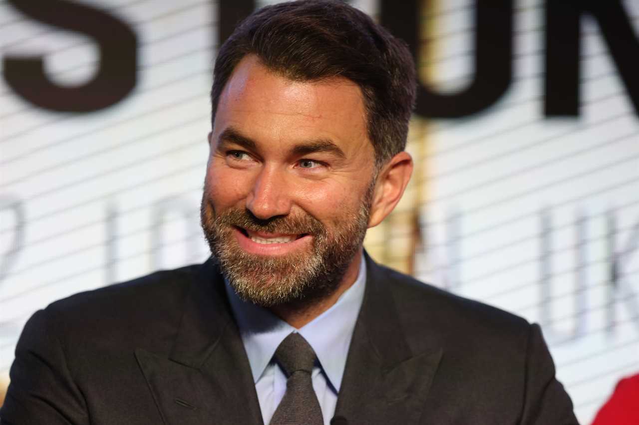 Eddie Hearn's shocked reaction to Jermaine Franklin losing 24 lbs after Anthony Joshua's rivals' body transformation