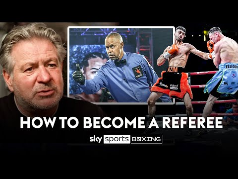 How can you become a referee in boxing?
