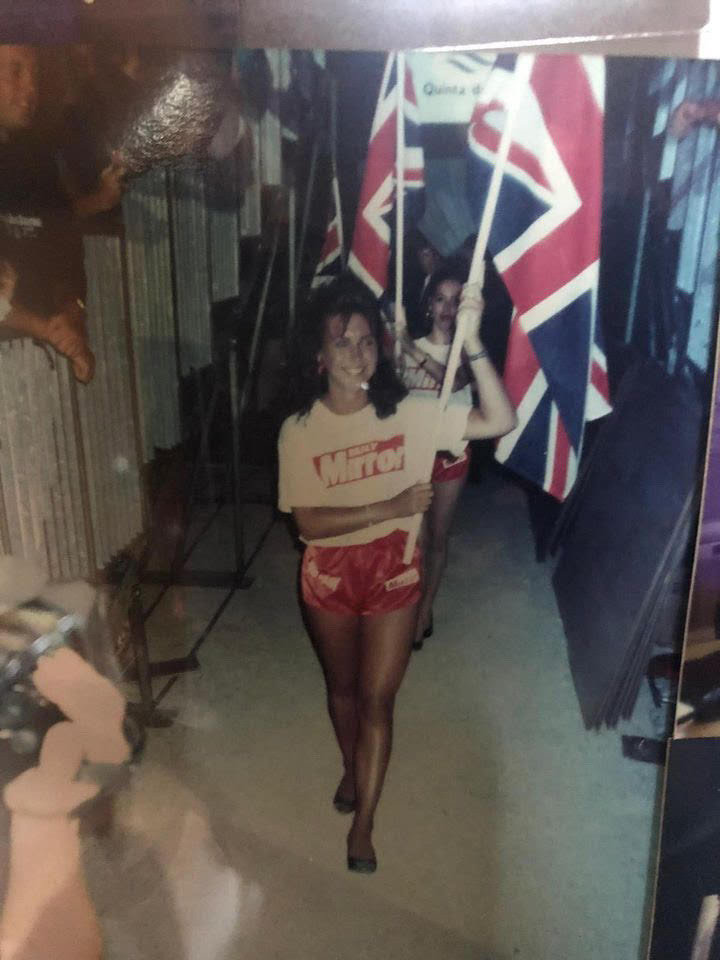 I am a ring girl, just like my mom. I live my dream and have set my sights on the biggest fight of my career at Anthony Joshua fight.