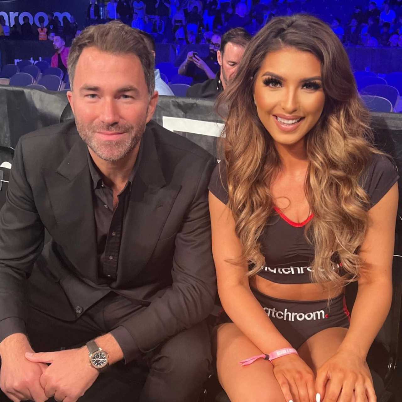 I am a ring girl, just like my mom. I live my dream and have set my sights on the biggest fight of my career at Anthony Joshua fight.