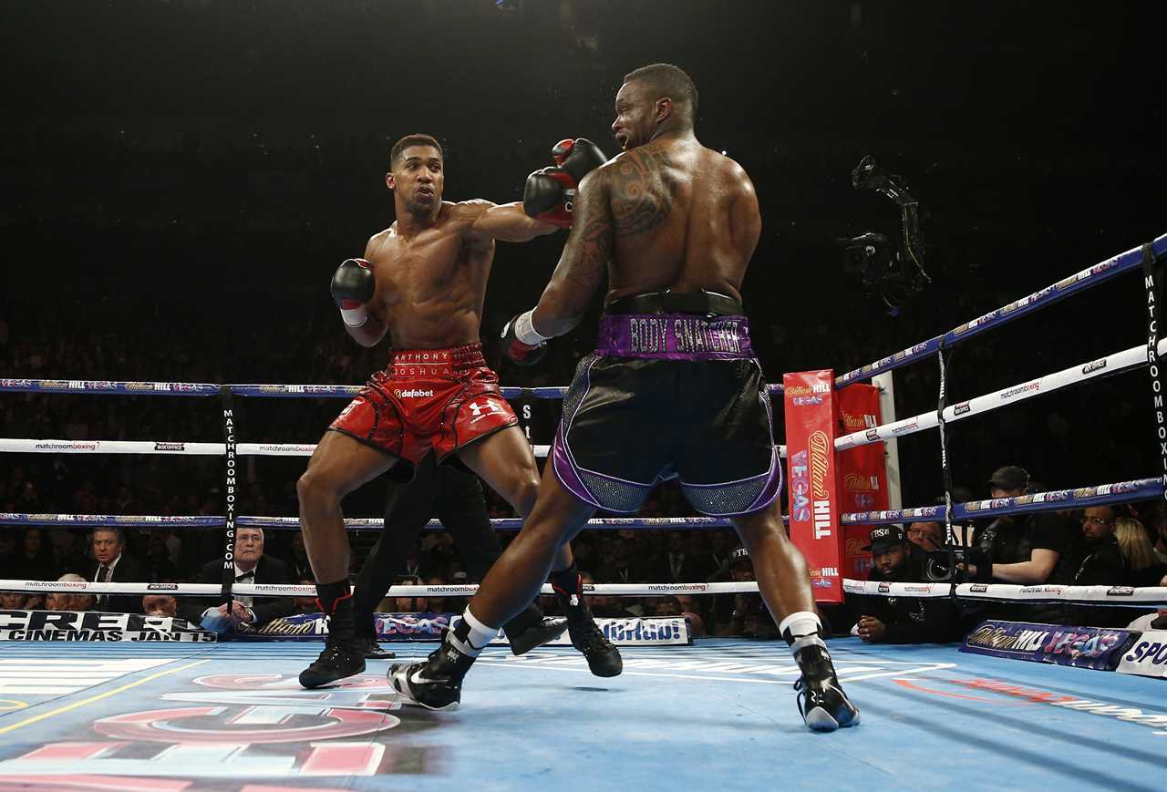 Anthony Joshua announces three-fight targetlist following Jermaine Franklin's return bout, but Dillian Whyte will rematch.