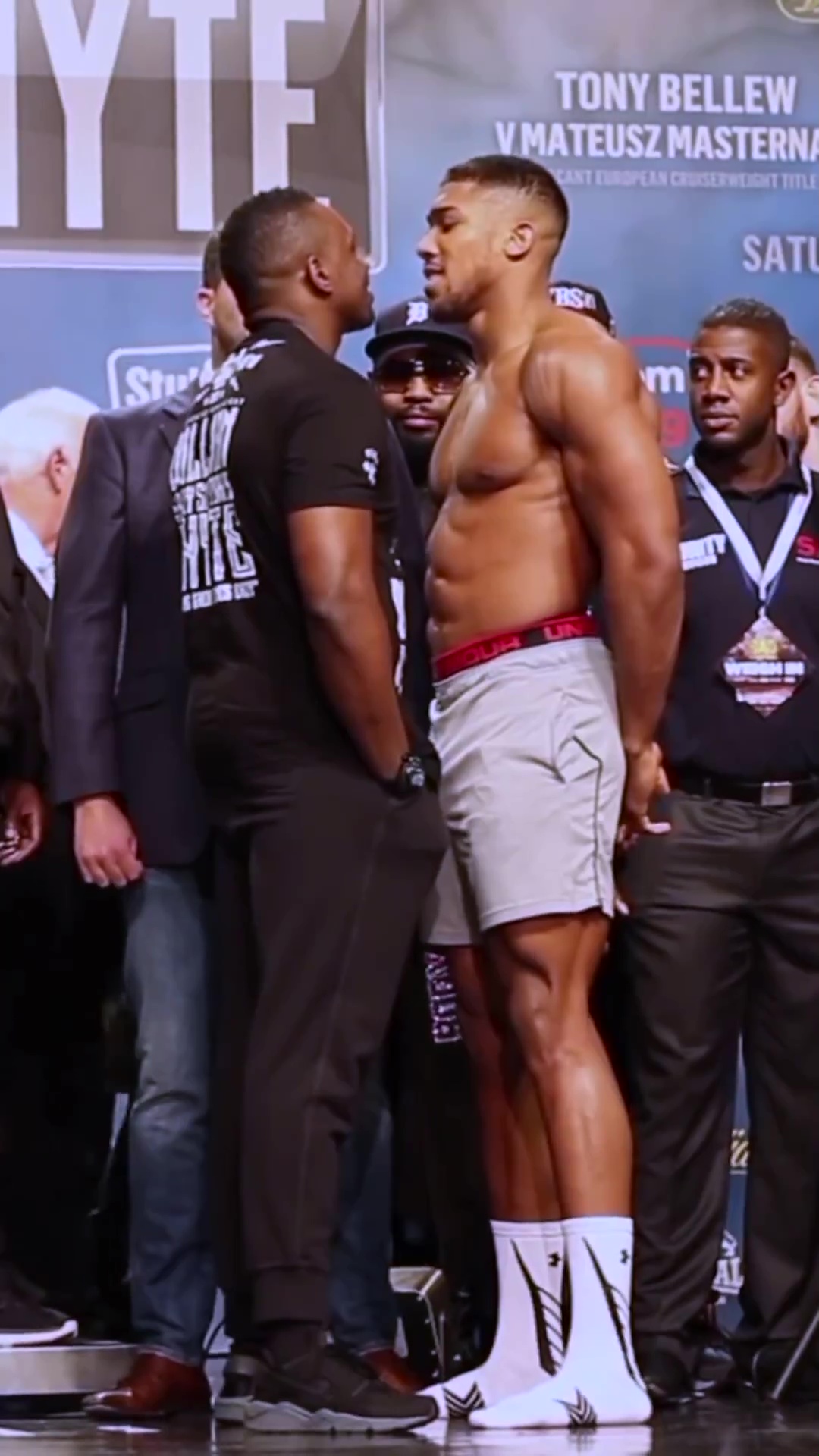 Anthony Joshua gives Jermaine Franklin a scary warning about what Brit stars can do when they're 'calm'