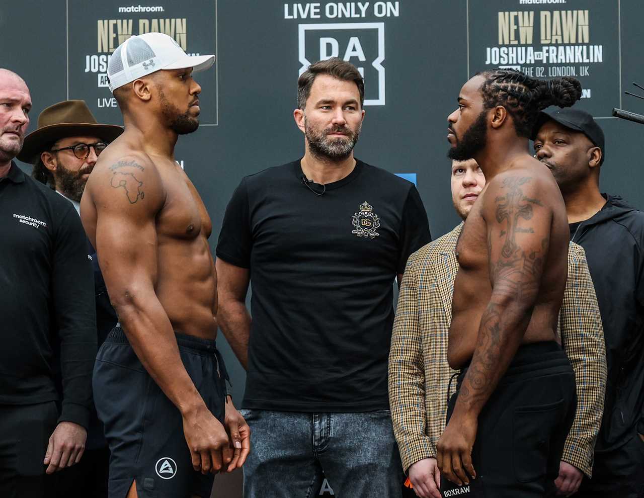 Amazing ring girls reveal Joshua v Franklin fight preparations with crazy baggage and gift from an ex-footie star fiancée