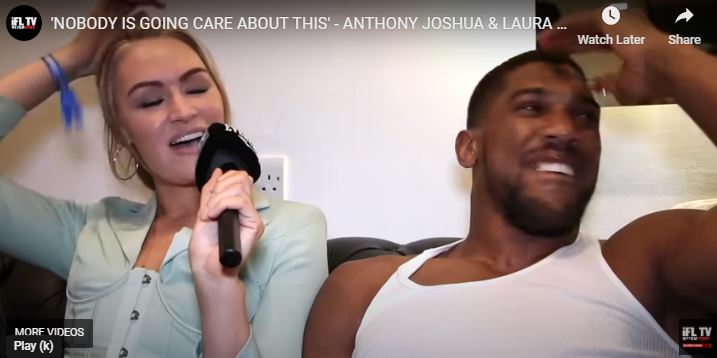 LoftusCheek beat me to it - Anthony Joshua revisits his dream date in playful interview by Laura Woods