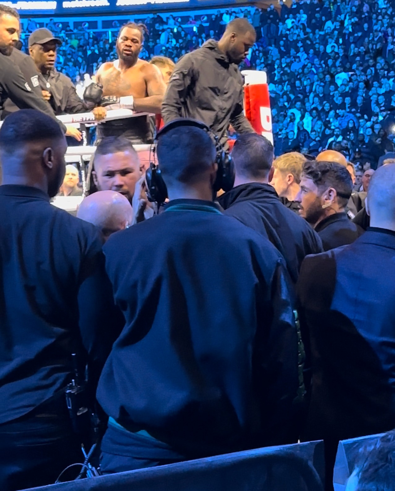 Tony Bellew breaks the silence with Jermaine Franklin's trainer after American lost to Anthony Joshua