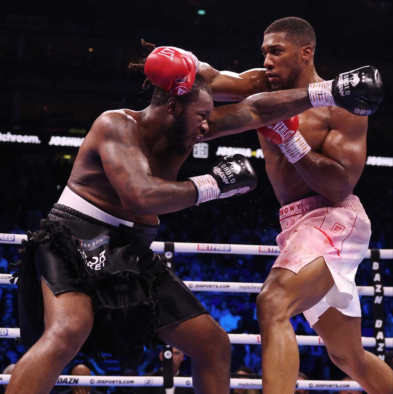 Five things cameras missed at Joshua vs Franklin: Tony Bellew scuffle and Louis Theroux.