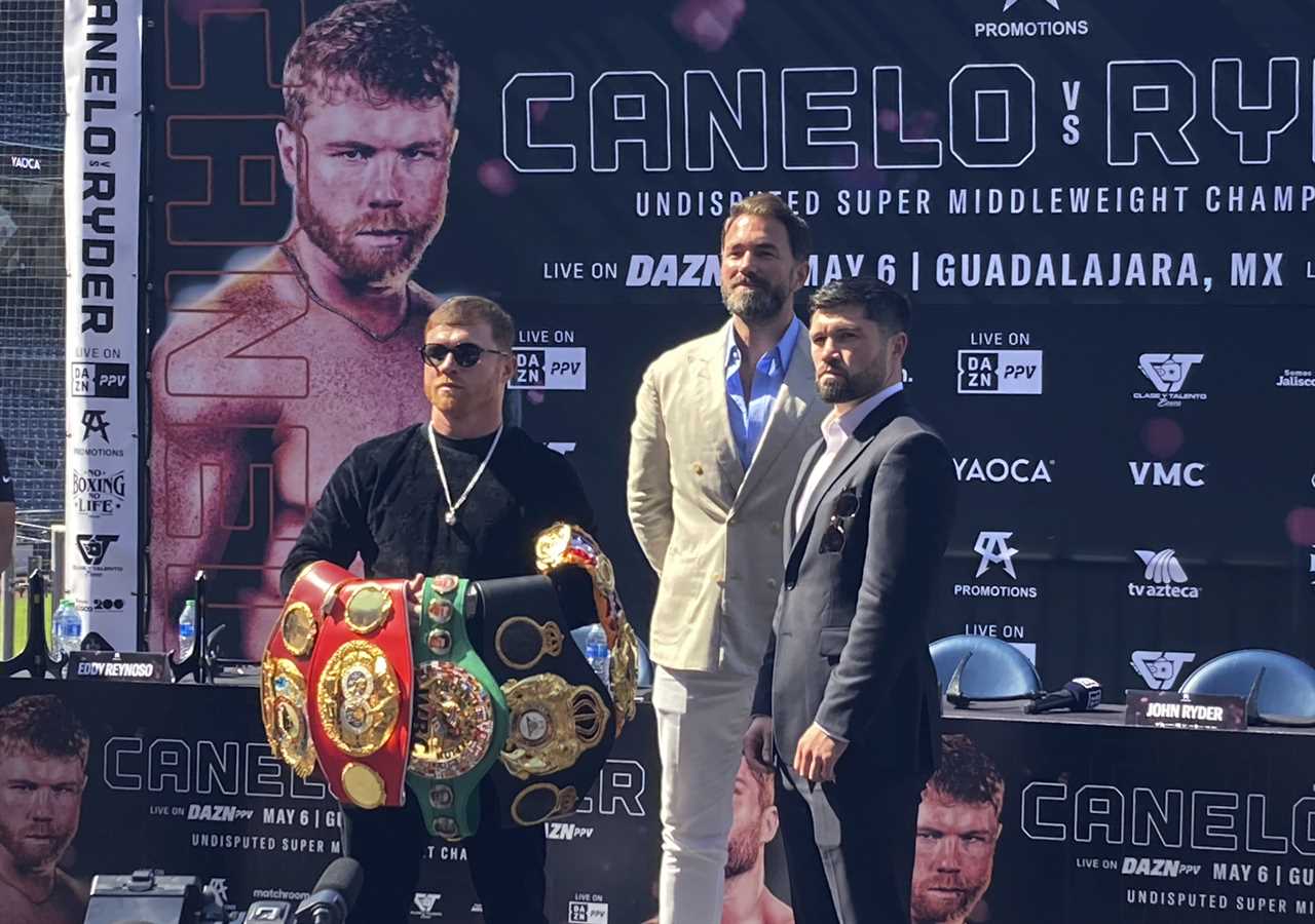 Canelo Alvarez and John Ryder live streaming: Watch undisputed super-middleweight fight in UK - start times, undercard