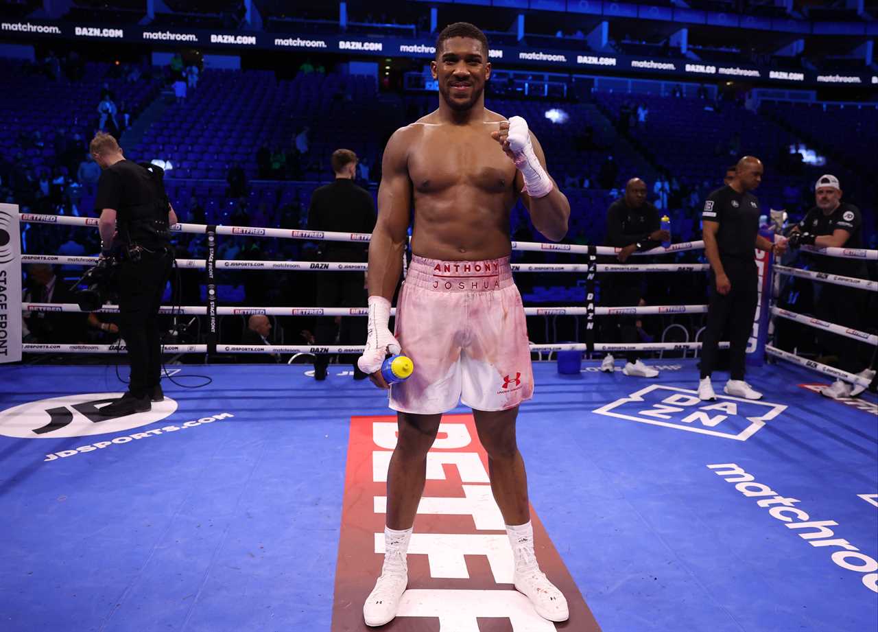 After beating Franklin, Anthony Joshua spends PS25million on a huge property in London's most exclusive streets.