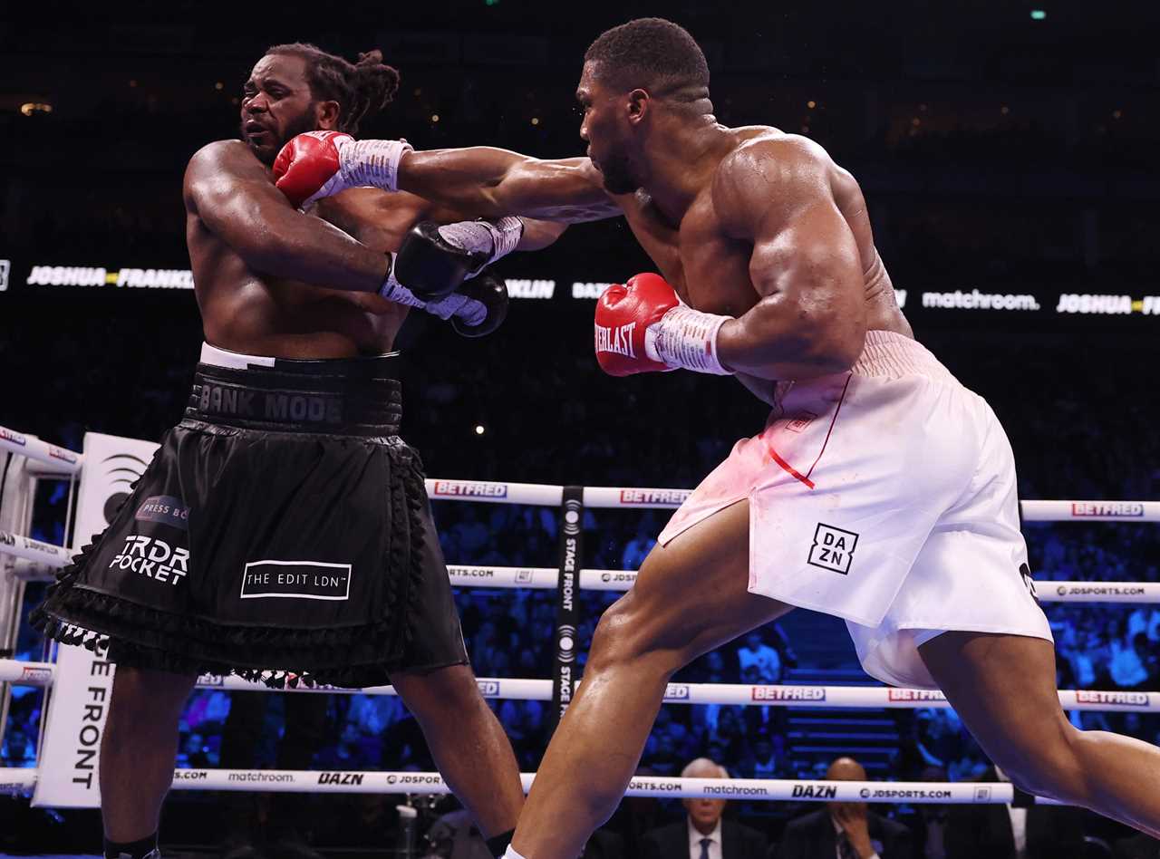 After beating Franklin, Anthony Joshua spends PS25million on a huge property in London's most exclusive streets.