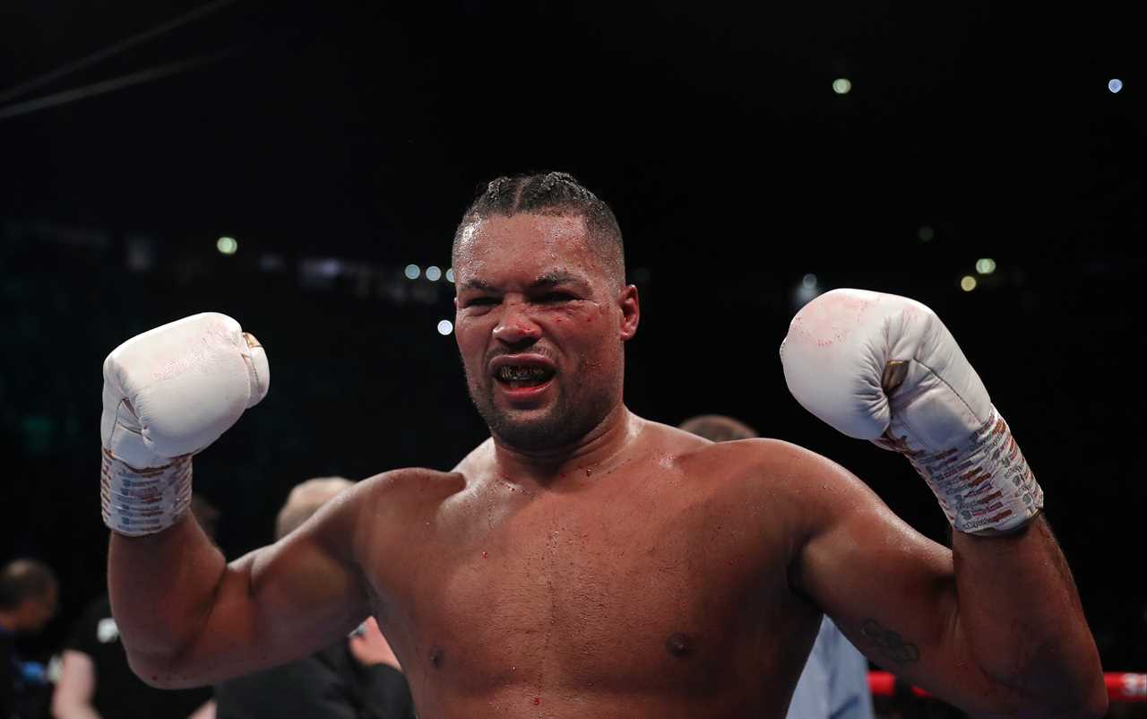 Anthony Joshua will be fighting five more fights after Jermaine Franklin, Tyson Fury and a lesser-known unbeaten opponent.
