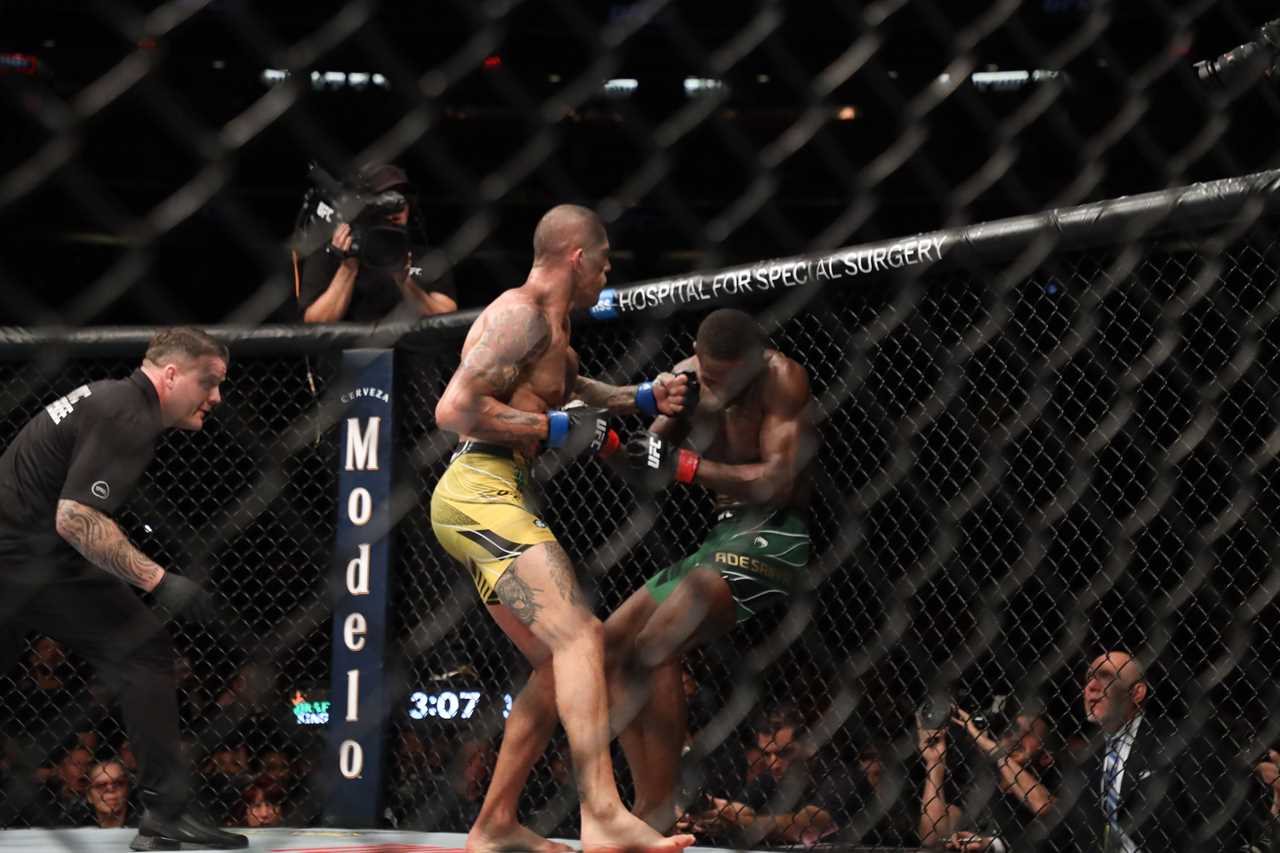 Mike Tyson's amazing reaction to Israel Adesanya losing to Pereira in a brutal TKO was revealed before the crunch UFC 287 clash