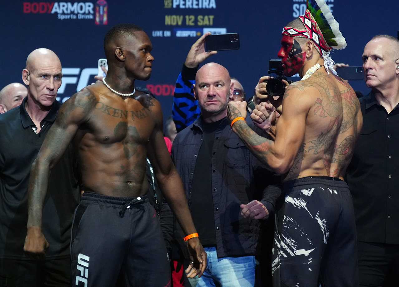Mike Tyson's amazing reaction to Israel Adesanya losing to Pereira in a brutal TKO was revealed before the crunch UFC 287 clash