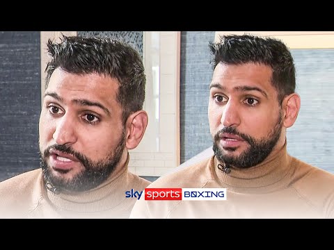 Amir Khan reacts after being given a two-year ban for anti-doping violations