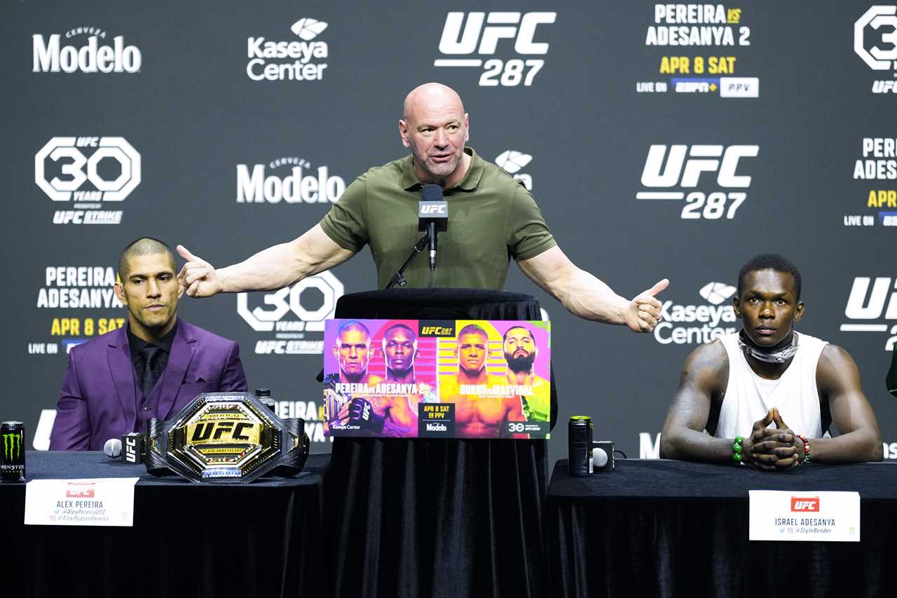 UFC chief Dana White angrily chides reporters for'starting ***' as Masvidal & Holland clash before UFC 287